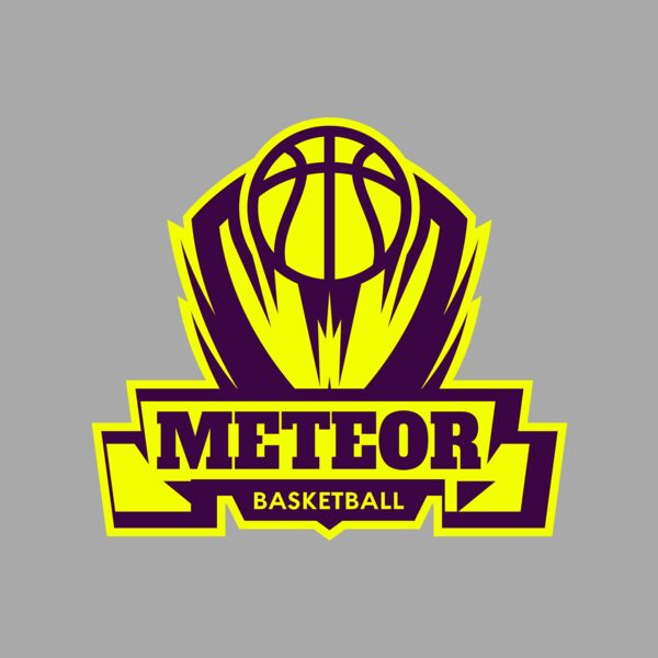 Meteor Basketball Logo Template Thumbnail