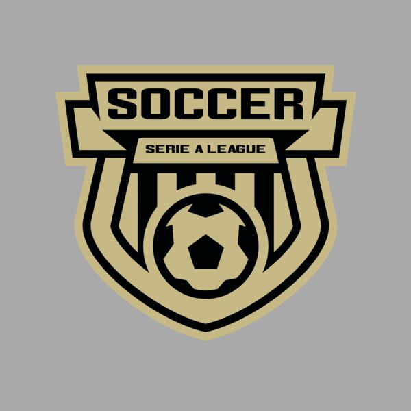 Serie a league soccer logo template Thumbnail