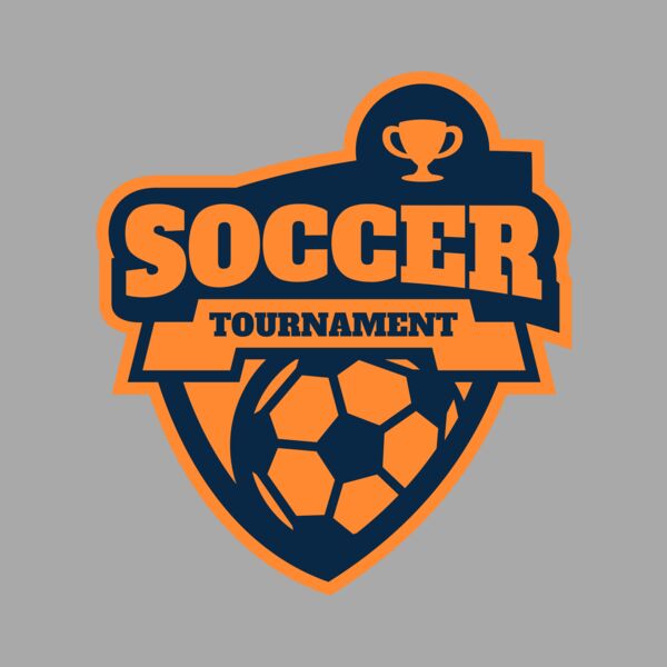 Soccer Tournament league logo template Thumbnail