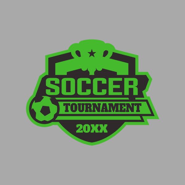 Soccer Tournament logo template 02 Thumbnail