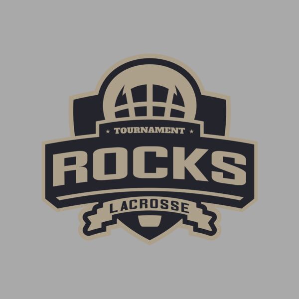Rocks Tournament Lacrosse Logo Template Thumbnail