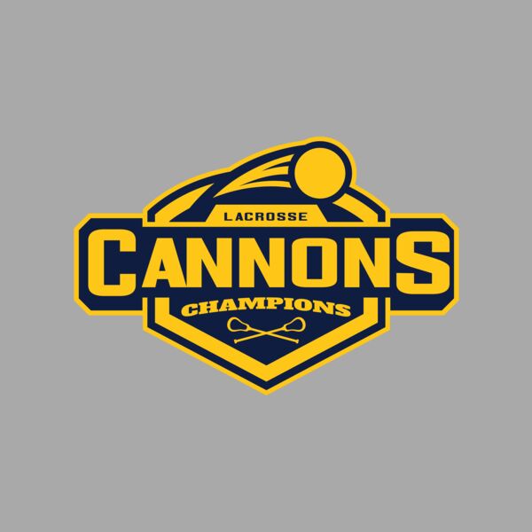 Cannons Champions Lacrosse Logo Template Thumbnail