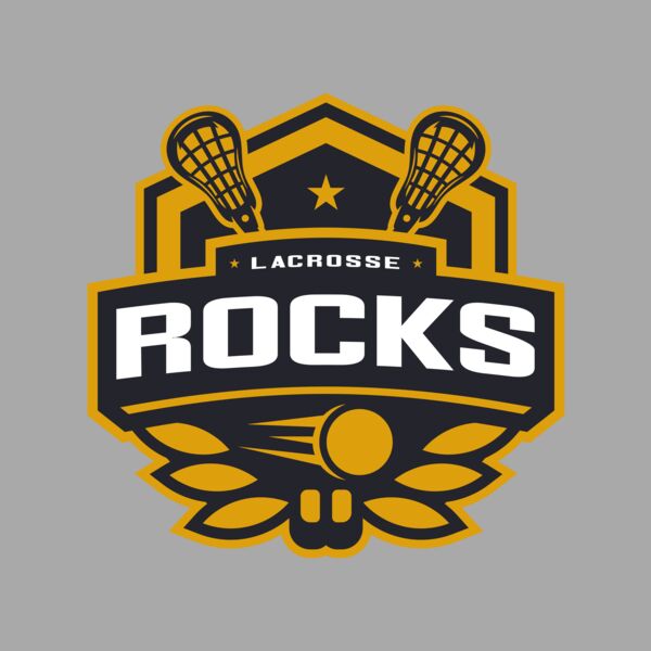 Rocks Lacrosse Logo Template Thumbnail