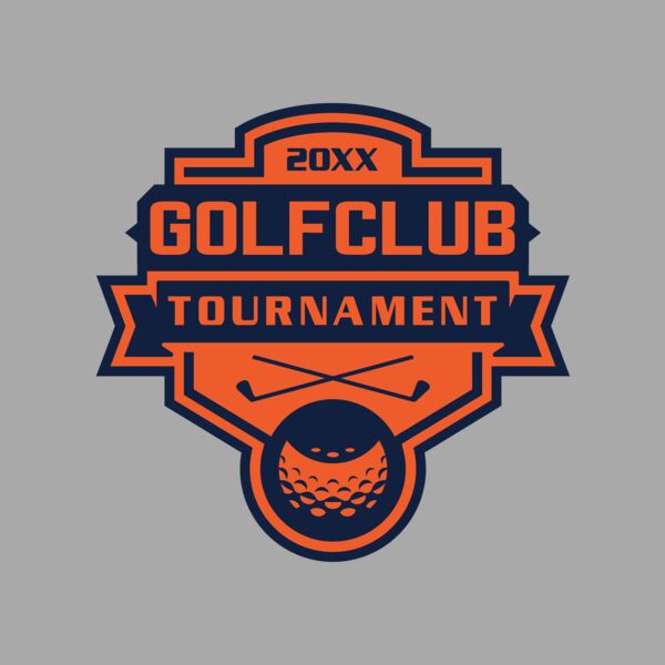 Golf club Tournament logo template 02 Thumbnail