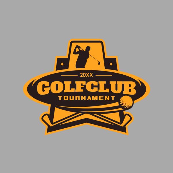 Golf club Tournament logo template 05 Thumbnail