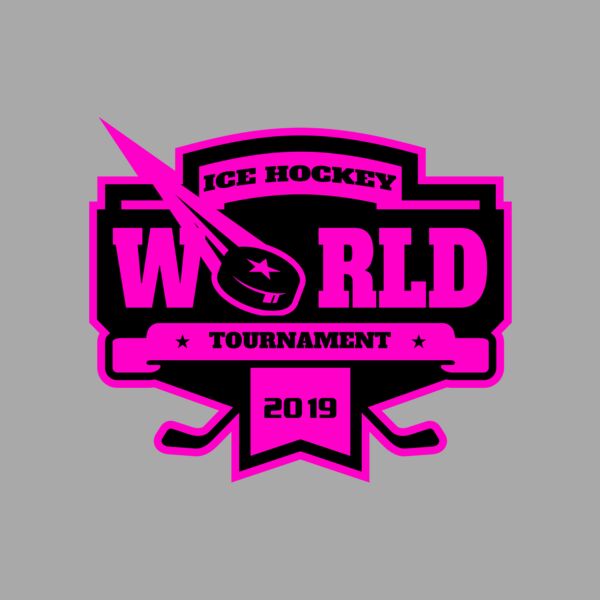 World Ice Hockey Tournament logo template Thumbnail