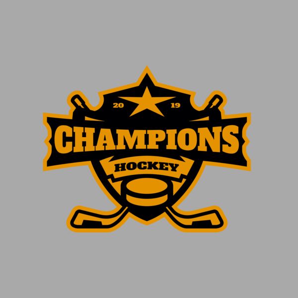 Champions Hockey logo template 02 Thumbnail