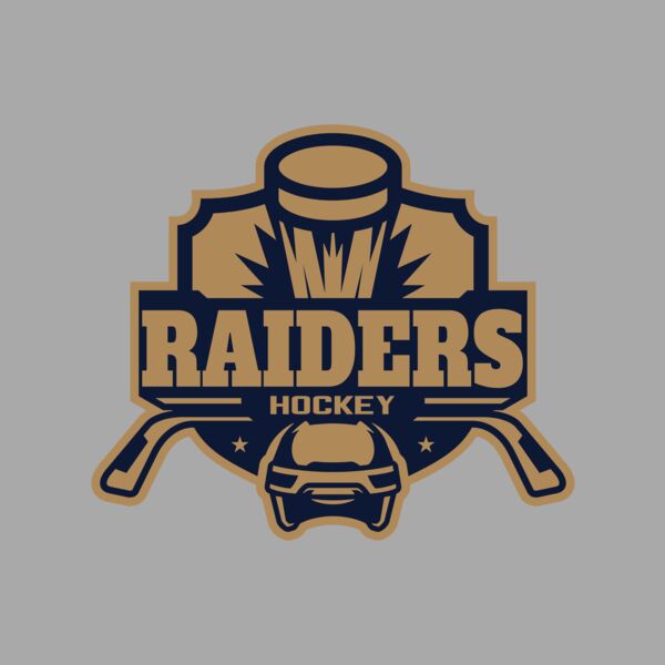 Raiders Hockey logo template Thumbnail