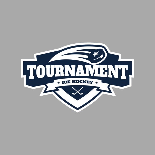 Tournament Ice Hockey logo template 02 Thumbnail