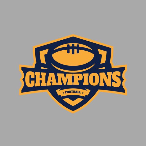 Champions Football logo template Thumbnail