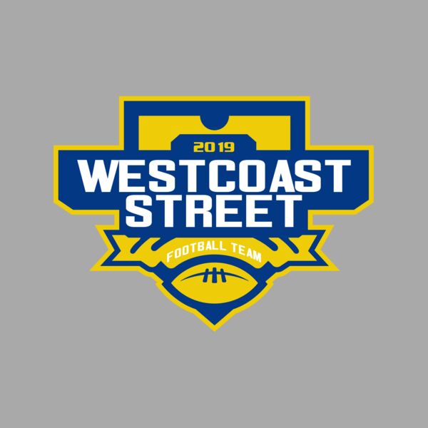 West Coast Street Football League logo template Thumbnail