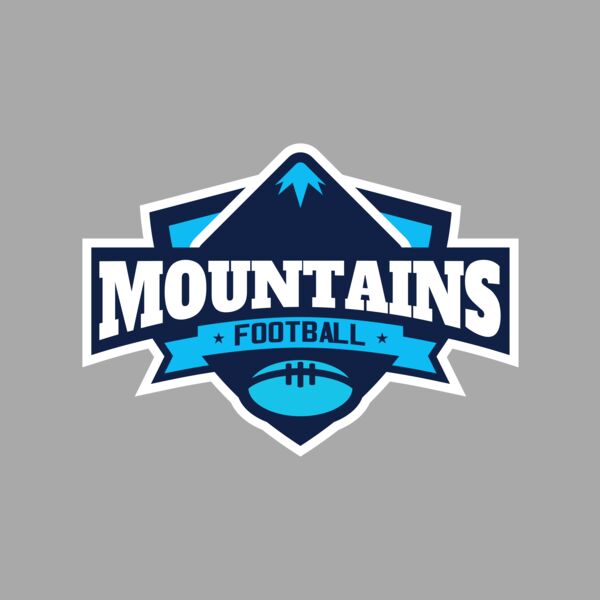 Mountains Football logo template Thumbnail