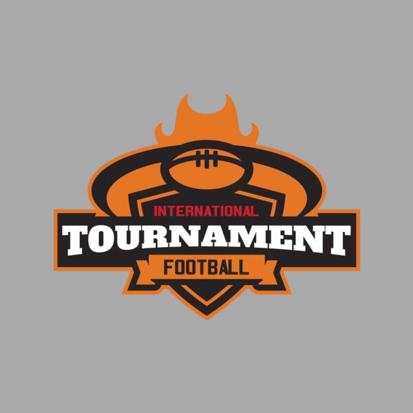 Tournament International Football logo template Thumbnail