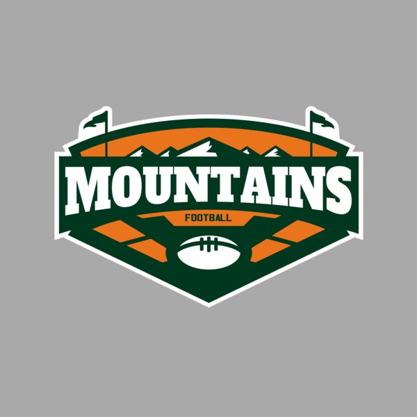 Mountains Football logo template 02 Thumbnail
