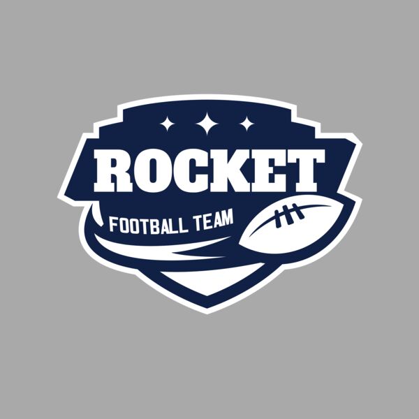 Rocket Football Team logo template Thumbnail