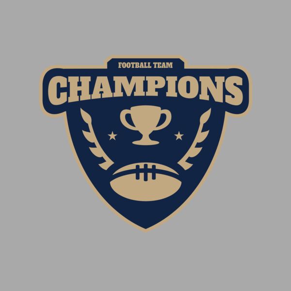 Champions Football Team logo template Thumbnail