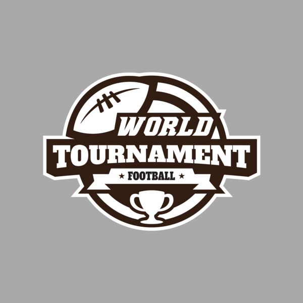 World Tournament Football logo template Thumbnail