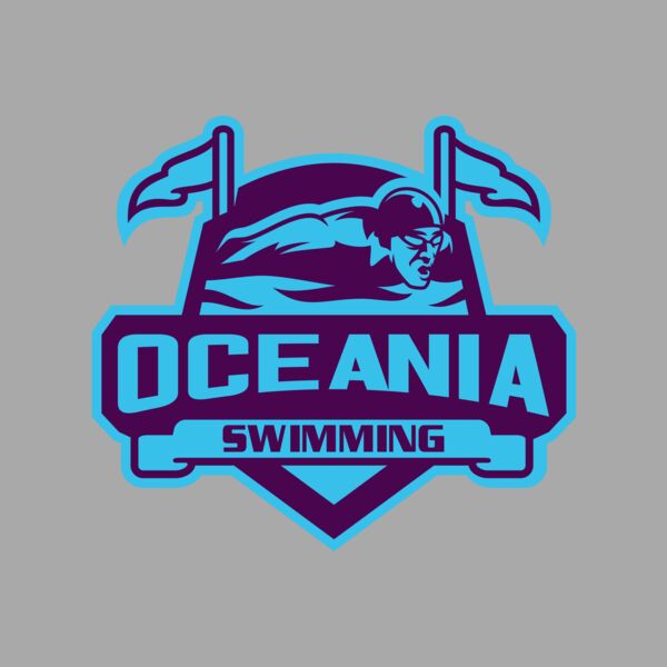 Oceania Swimming logo template Thumbnail