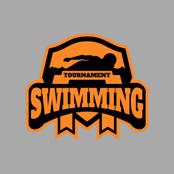Swimming Tournament logo template 03 Thumbnail