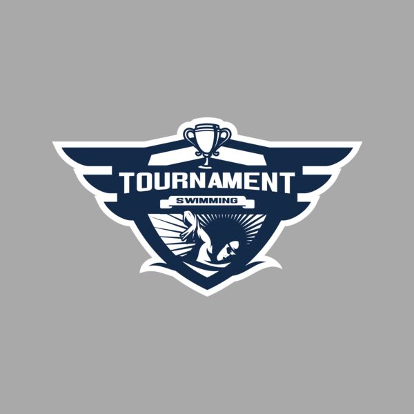 Swimming Tournament logo template 04 Thumbnail