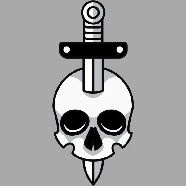 Elements Skull logo template 07 Thumbnail