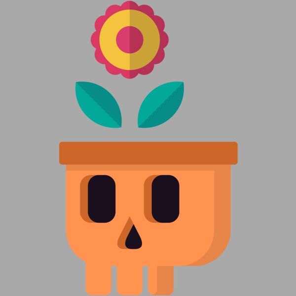 Elements Skull logo template 08 Thumbnail