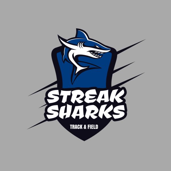 Sharks Track & Field Team Logo 01 Thumbnail