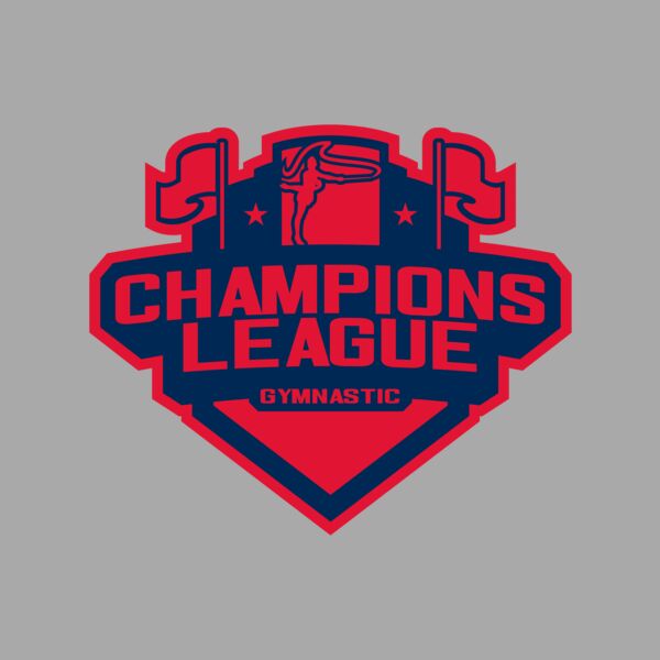 Champions League Gymnastic logo template Thumbnail