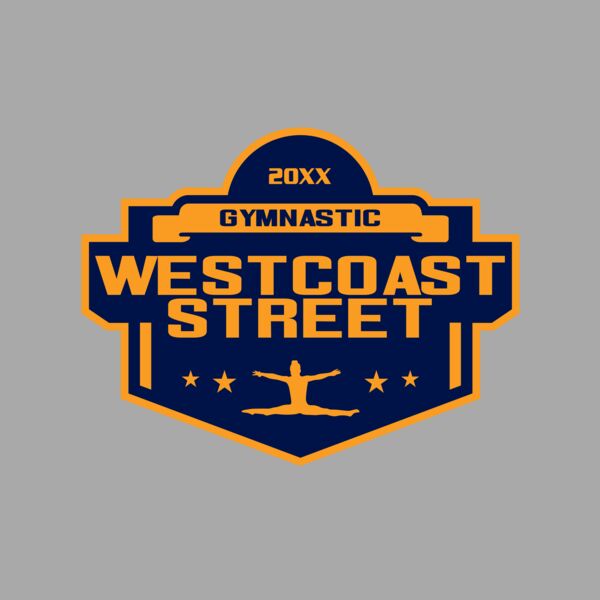 West Coast Street Gymnastic logo template 02 Thumbnail
