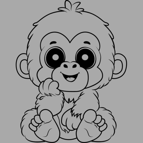 Gorilla   Clipart 3 Thumbnail