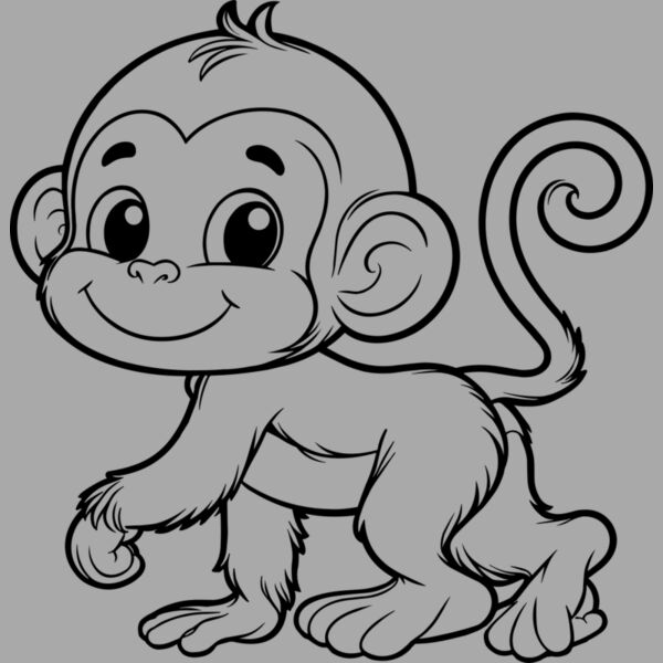 Monkey   Clipart 1 Thumbnail