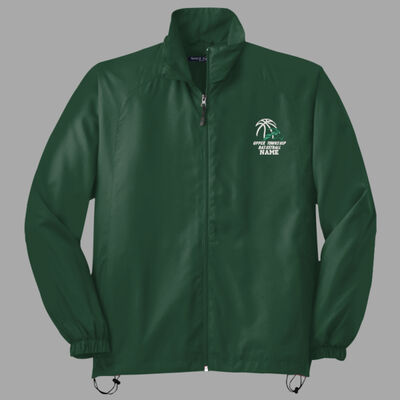 Upper Basketball Embroidered Jacket - Full Zip Wind Jacket Thumbnail