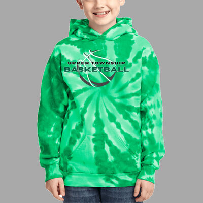 Upper Basketball - Youth Tie Dye Pullover Hooded Sweatshirt Thumbnail