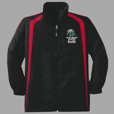 Embroidered - Youth Colorblock Raglan Jacket Thumbnail