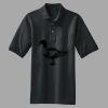 Heavyweight Cotton Pique Polo with Pocket Thumbnail