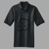 Heavyweight Cotton Pique Polo with Pocket Thumbnail