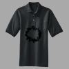 Heavyweight Cotton Pique Polo with Pocket Thumbnail