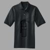 Heavyweight Cotton Pique Polo with Pocket Thumbnail