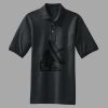 Heavyweight Cotton Pique Polo with Pocket Thumbnail