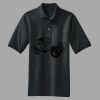 Heavyweight Cotton Pique Polo with Pocket Thumbnail