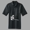 Heavyweight Cotton Pique Polo with Pocket Thumbnail