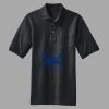 Heavyweight Cotton Pique Polo with Pocket Thumbnail