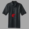 Heavyweight Cotton Pique Polo with Pocket Thumbnail