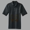 Heavyweight Cotton Pique Polo with Pocket Thumbnail