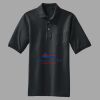 Heavyweight Cotton Pique Polo with Pocket Thumbnail