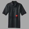 Heavyweight Cotton Pique Polo with Pocket Thumbnail