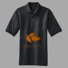 Heavyweight Cotton Pique Polo with Pocket Thumbnail