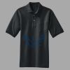 Heavyweight Cotton Pique Polo with Pocket Thumbnail