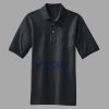 Heavyweight Cotton Pique Polo with Pocket Thumbnail