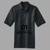 Heavyweight Cotton Pique Polo with Pocket Thumbnail